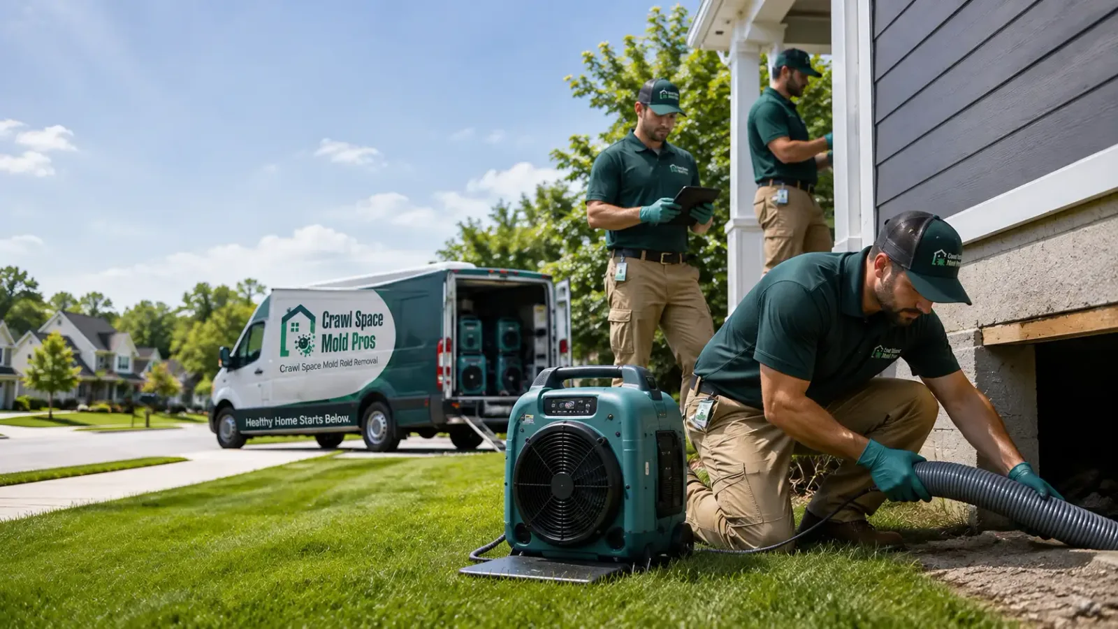 Crawl Space Mold Removal in Disputanta, VA